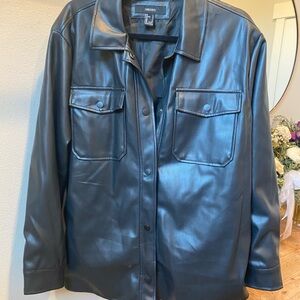 Forever 21 Black Faux Leather Jacket